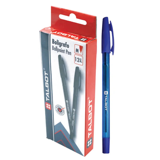Bolígrafo Talbot Azul – Punta Mediana (M)